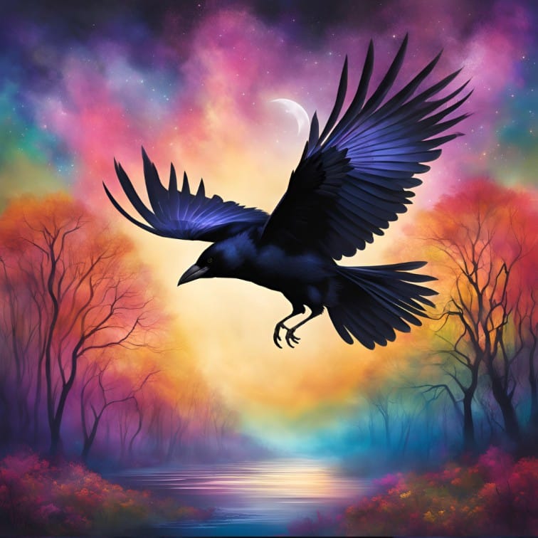 Spiritual meaning of crows cawing