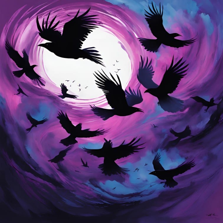 Spiritual meaning of crows cawing