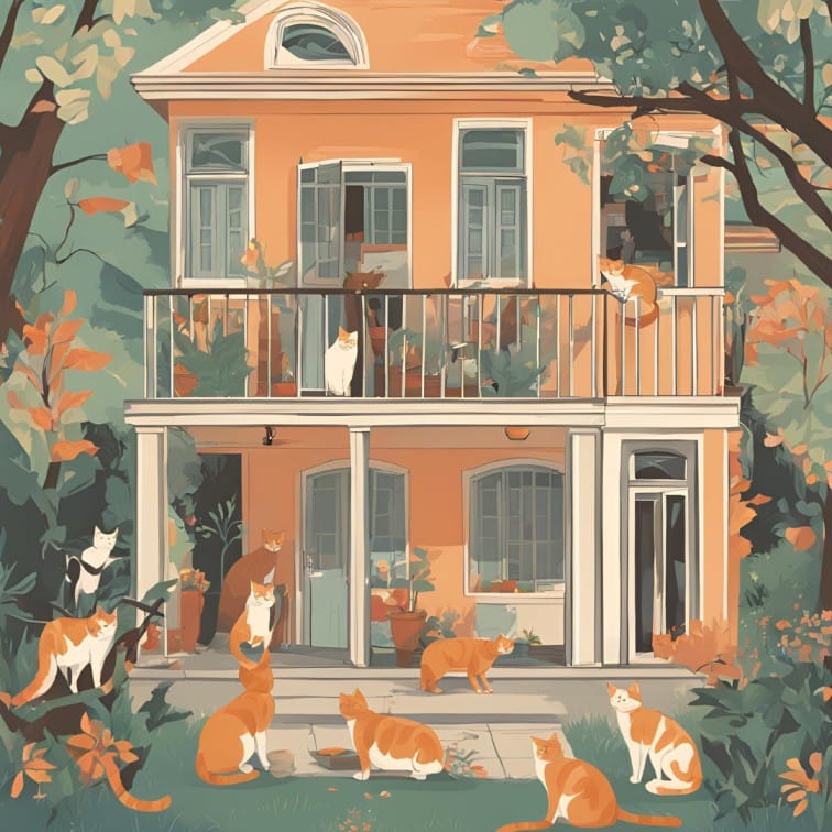 Spiritual Meaning of Cats Around Your House