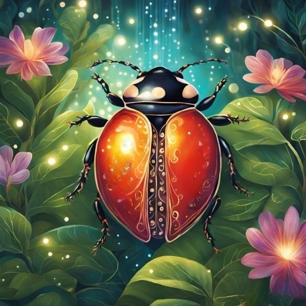 ladybug with no spots spiritual meaning