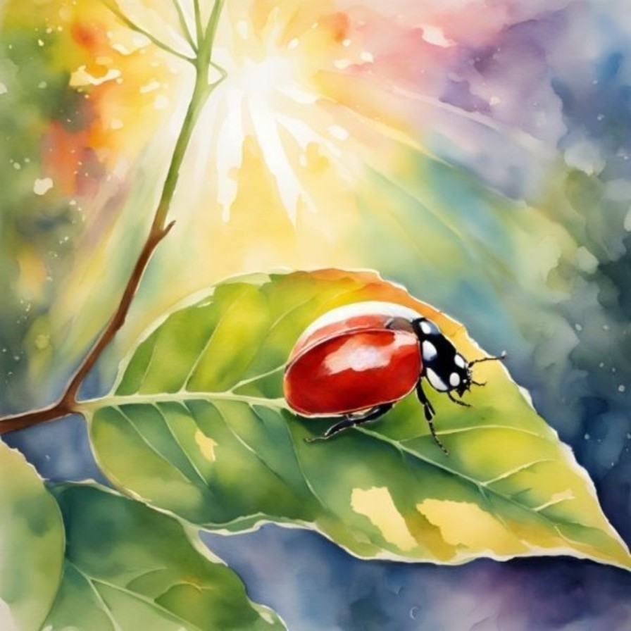 ladybug with no spots spiritual meaning