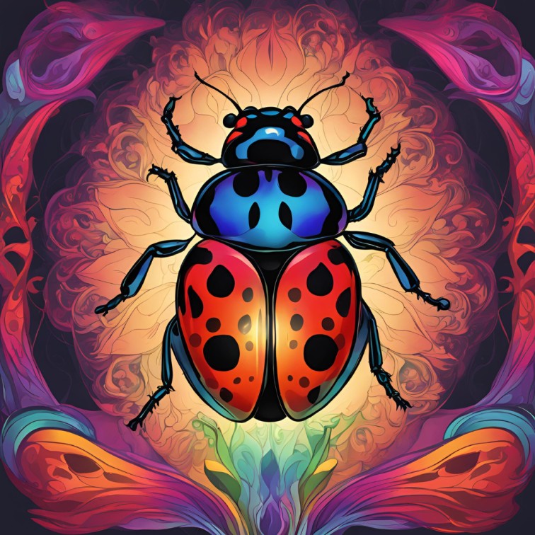 ladybug with no spots spiritual meaning