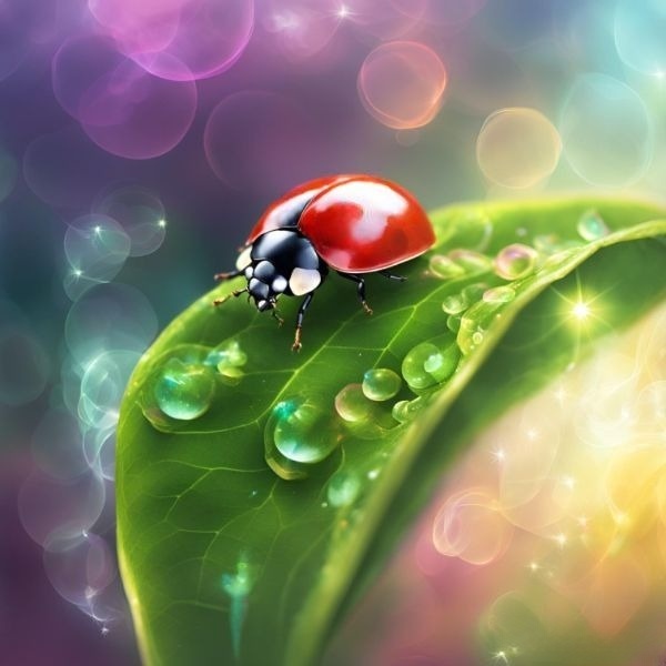ladybug with no spots spiritual meaning