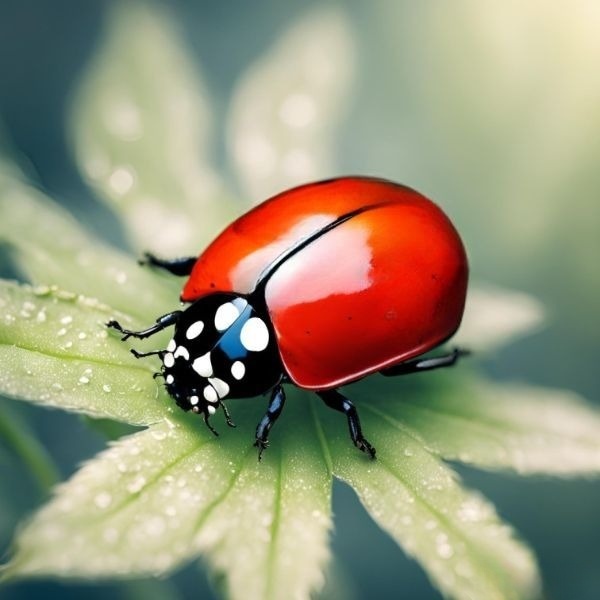 ladybug with no spots spiritual meaning