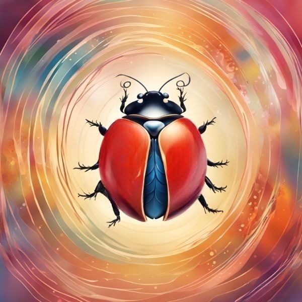 ladybug with no spots spiritual meaning